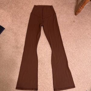 Like New Aerie Chocolate Brown Bootcut Leggings